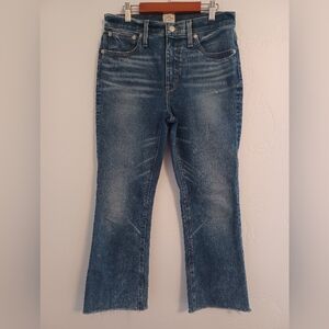 J. Crew Billie Demi Boot Crop Jeans